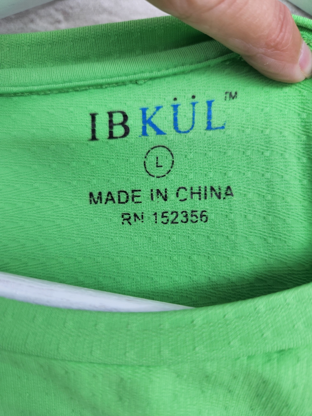 IBKÜL Women's Long Sleeve Performance Cooling Top Size Large Lime Green Athletic - Picture 8 of 14
